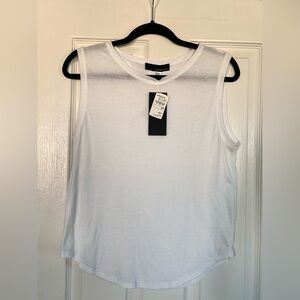 NWT SoLow Sport White Muscle Tank XS $79